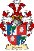 v.23 Coat of Family Arms from Germany for Storrer