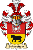 v.23 Coat of Family Arms from Germany for Schweitzer