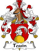 German Wappen Coat of Arms for Tessin