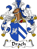 German Wappen Coat of Arms for Drach