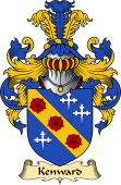 English Coat of Arms (v.23) for the family Kenward