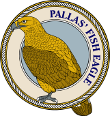 Birds of Prey Clipart image: Pallas' Fish Eagle-M