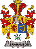 Danish Coat of Arms for Abrahamson