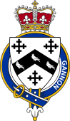 Families of Britain Coat of Arms Badge for: Gannon (Ireland)