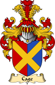 English Coat of Arms (v.23) for the family Cage