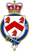 Families of Britain Coat of Arms Badge for: Fox (England)