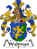 German Wappen Coat of Arms for Waltman