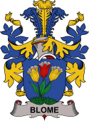 Danish Coat of Arms for Blome