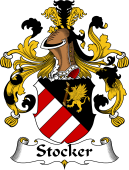 German Wappen Coat of Arms for Stocker