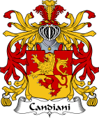 Italian Coat of Arms for Candiani