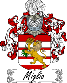Araldica Italiana Coat of arms used by the Italian family Miglio