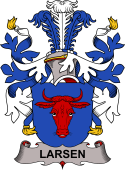 Danish Coat of Arms for Larsen
