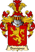 French Family Coat of Arms (v.23) for Vignes (des)