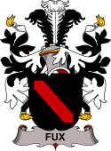 Coat of arms used by the Danish family Fux