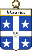 French Coat of Arms Badge for Maurice