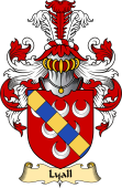 English Coat of Arms (v.23) for the family Liall or Lyall