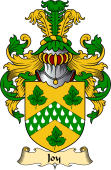 English Coat of Arms (v.23) for the family Joy