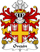 Welsh Coat of Arms for Owain (AP GRUFFUDD, or Owen)