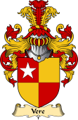 English Coat of Arms (v.23) for the family Vere
