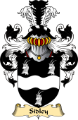 English Coat of Arms (v.23) for the family Sidley
