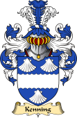 English Coat of Arms (v.23) for the family Kenning