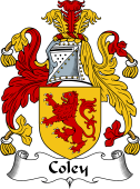 English Coat of Arms for the family Coley