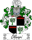 Araldica Italiana Coat of arms used by the Italian family Olivari