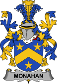 Irish Coat of Arms for Monahan or O'Monaghan