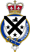 Families of Britain Coat of Arms Badge for: Williamson (Scotland)