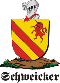 German shield on a mount for Schweicker
