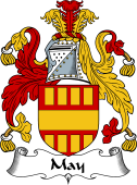English Coat of Arms for the family May