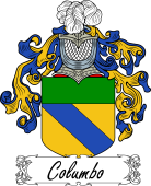 Araldica Italiana Coat of arms used by the Italian family Columbo