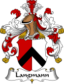 German Wappen Coat of Arms for Langmann