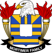 Coat of arms used by the Mortimer family in the United States of America