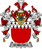Irish Family Coat of Arms (v.25b) St.Michell