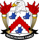 Coat of arms used by the Abercrombie family in the United States of America