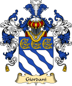 Italian Family Coat of Arms (v.25a) Giordani