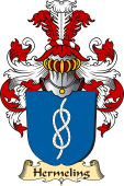 v.23 Coat of Family Arms from Germany for Hermeling