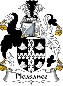English Coat of Arms for Pleasance