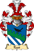 v.23 Coat of Family Arms from Germany for Rast