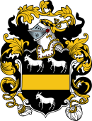 English or Welsh Coat of Arms for Ascough (Sir Edward, Knt. Lincolnshire)