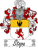 Araldica Italiana Coat of arms used by the Italian family Stopa