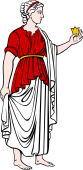 Gods and Goddesses Clipart image: Spes