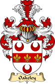 English Coat of Arms (v.23) for the family Oakeley