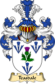 English Coat of Arms (v.23) for the family Teasdale