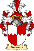 Welsh Family Coat of Arms (v.23) for Fitzwarin (Lords of Whittington)
