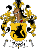 German Wappen Coat of Arms for Posch