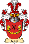 v.23 Coat of Family Arms from Germany for Kleiss