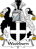 English Coat of Arms for the family Woodburn