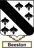 English Coat of Arms Shield Badge for Beeston